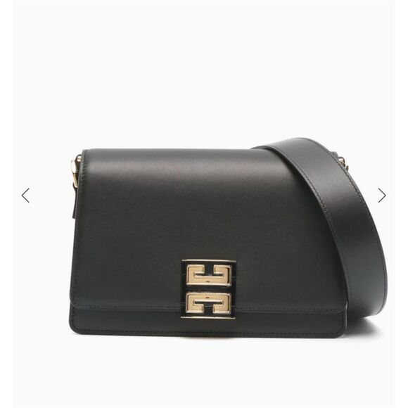 Givenchy Handbags - Givenchy 4G Medium Black Leather Crossbody Bag Women's Luxury